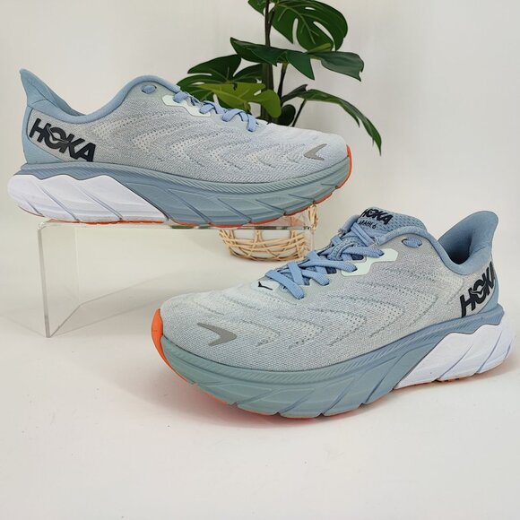Hoka One One Shoes - Hoka One One Woman’s Arahi 6 Baby Blue Mesh Running Shoes Size 8.5B